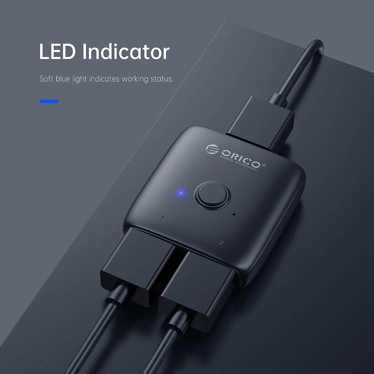 ORICO HDMI Switcher 4K Bi-Direction 2.0 HDMI Switch 1x2/2x1 Adapter 2 in 1 Out Converter for PS4/5 Xiaomi TV Box HDMI Splitter