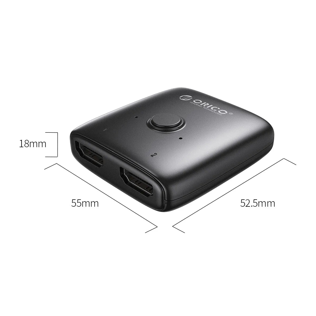 ORICO HDMI Switcher 4K Bi-Direction 2.0 HDMI Switch 1x2/2x1 Adapter 2 in 1 Out Converter for PS4/5 Xiaomi TV Box HDMI Splitter