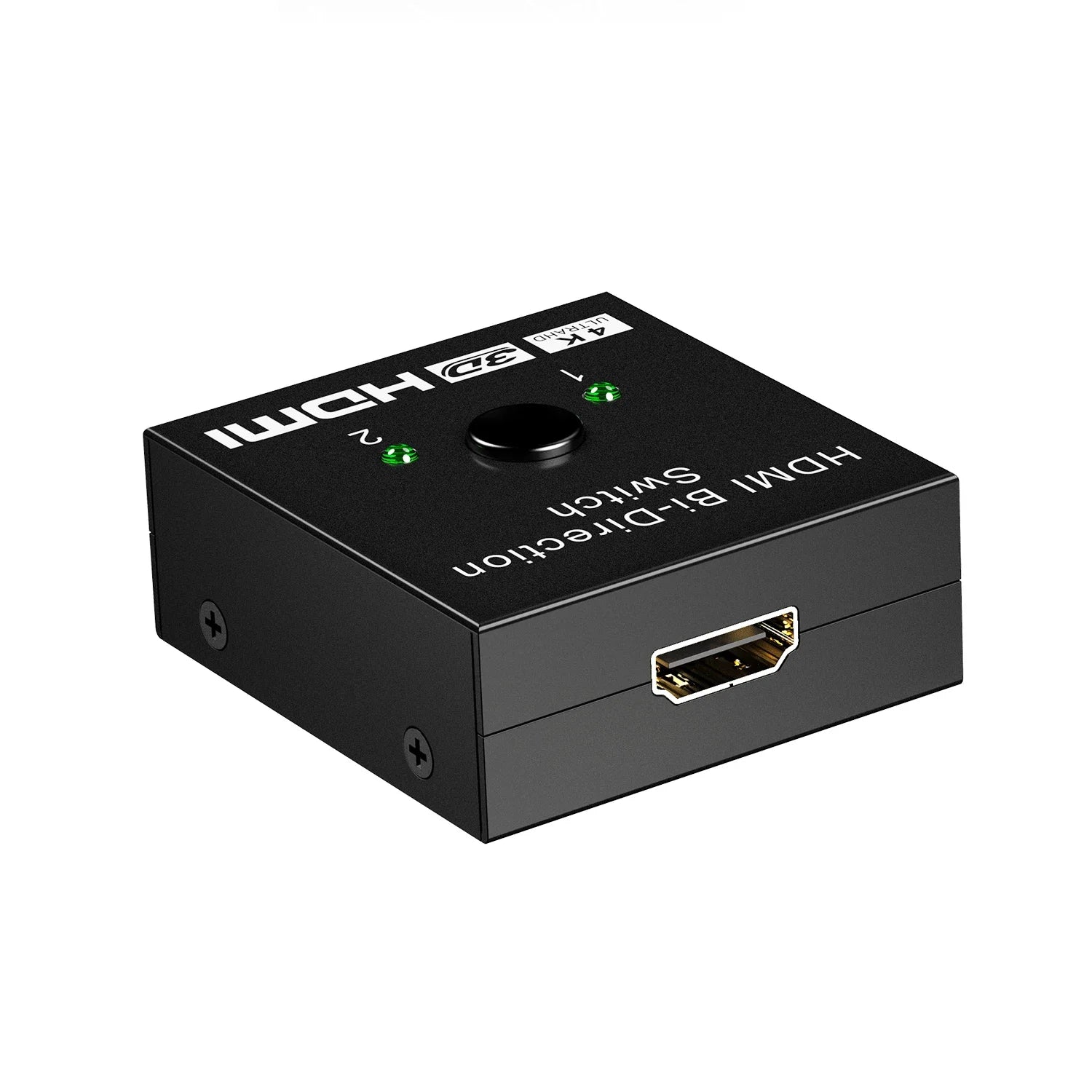 ZOERAX 2 in 1 Out  4K HDMI Switch or 1to2 HDMI Splitter 2.0 Bi-directional Splitter/Switcher Manual Select for PS4